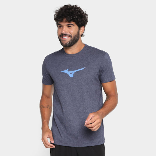 Camiseta Mizuno Lifestyle Masculina Azul Escuro