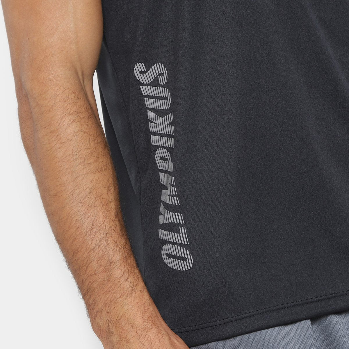 Camiseta Olympikus Basic Logo Masculina - Preto