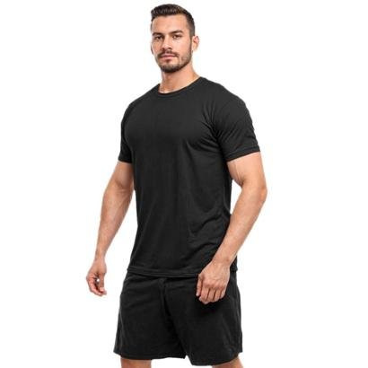 Conjunto Camiseta Dry e Short Bermuda Tactel Masculino